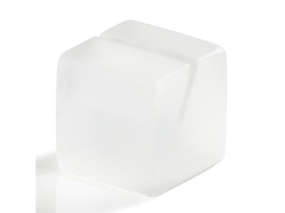 Soporte de menú 4x4 cm Blanco Mealplak