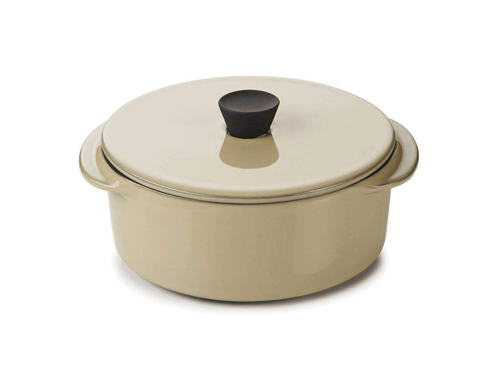 Olla con tapa 12cm Beige Caractere Culinaire