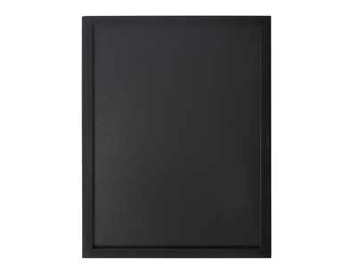 Tablero 40x60 cm negro lacado marco de madera