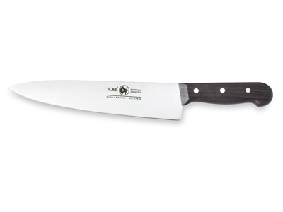 Cuchillo de cocina - Acero inoxidable - Madera de rosa - 26cm - 55HrC - 240g