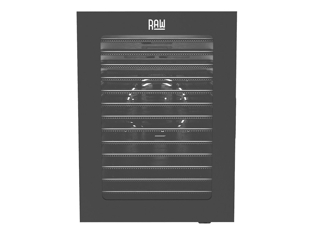 Dehydrator m glas låge RAW 14 hylder 