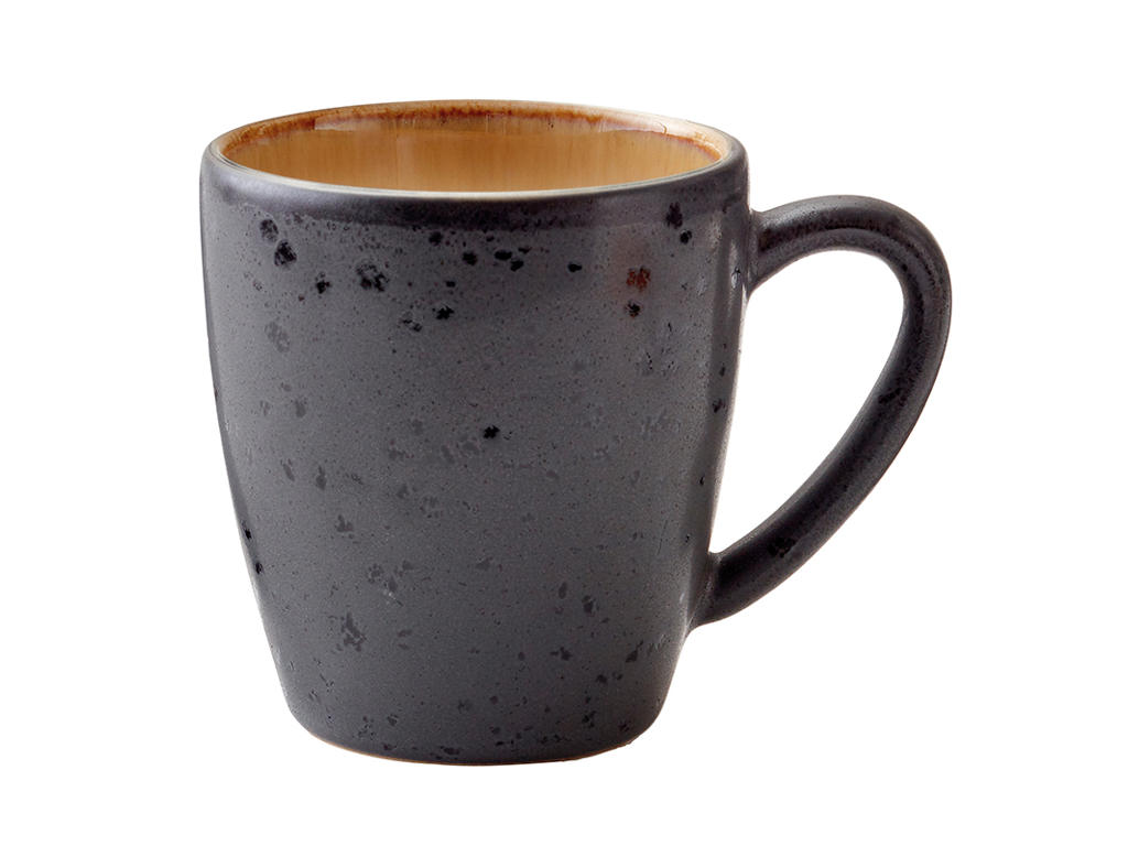 Taza 19 cl Negra/Ámbar BITZ