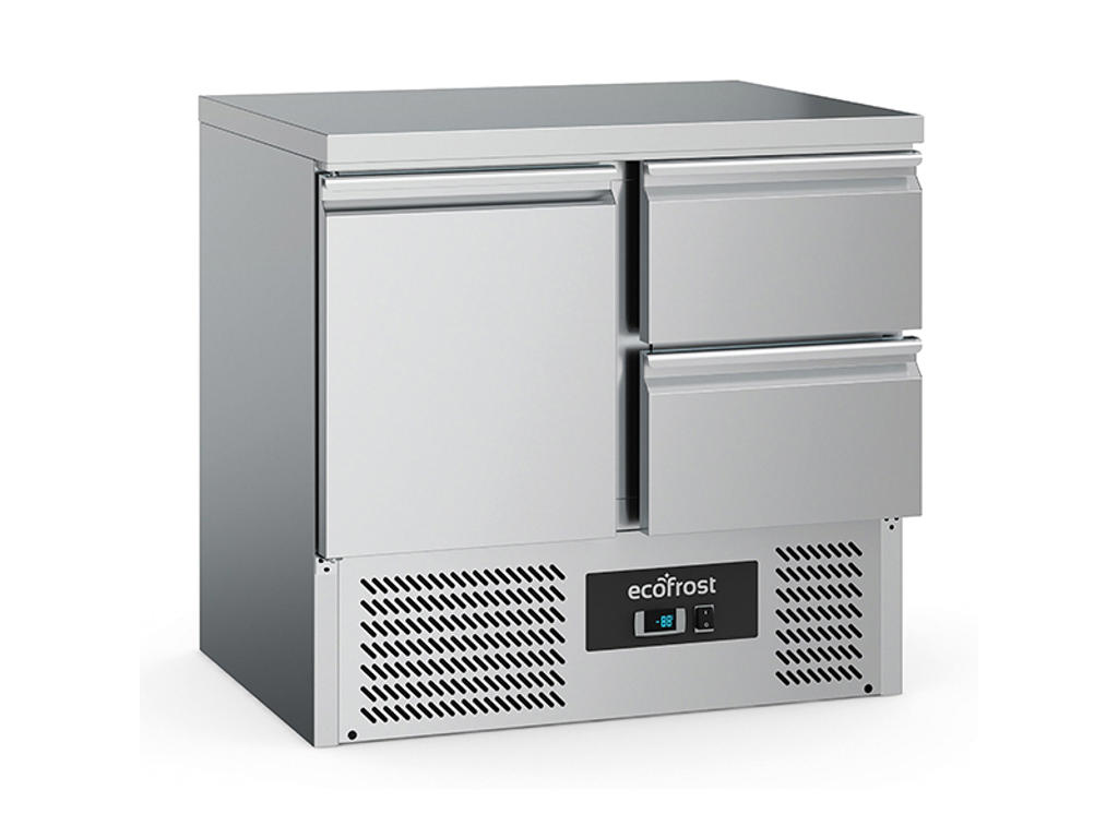 Mostrador refrigerado CombiSteel 1 puerta 2 cajones