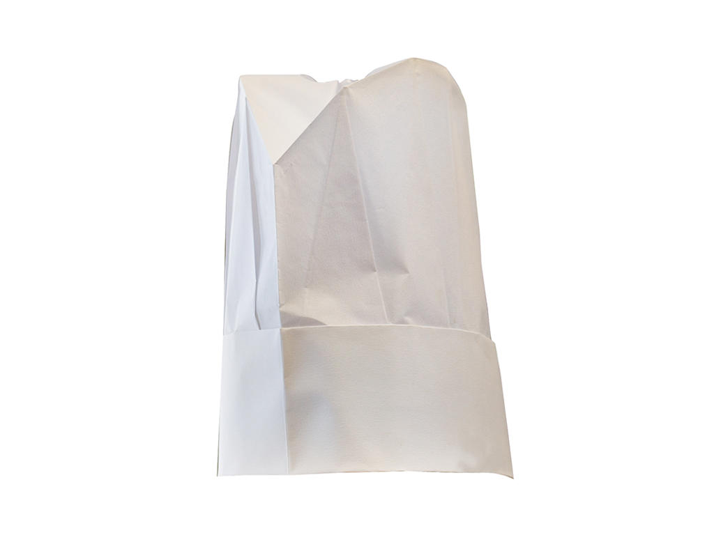 Gorro de cocina universal por 10 unidades.