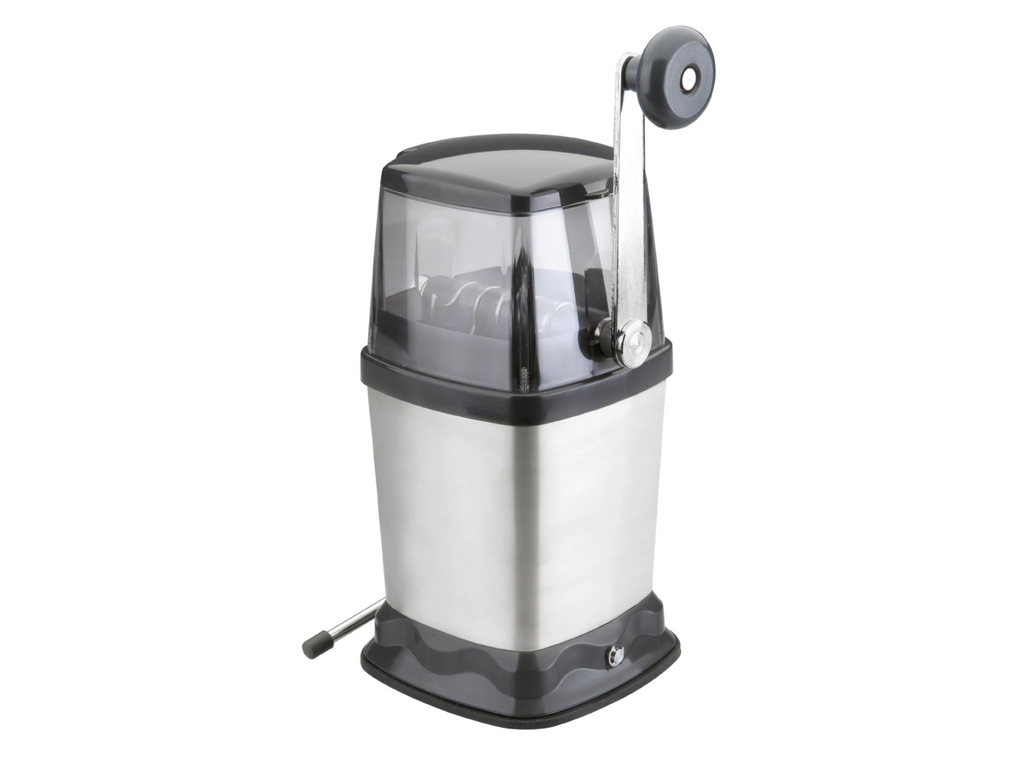 Triturador de hielo manual 16x23x12 cm acero/plástico
