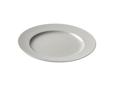 Plato 27 cm Groovy Gris