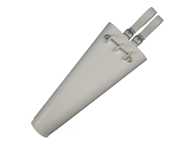 Funda de cuchillo, plástico, 4 compartimentos, blanco