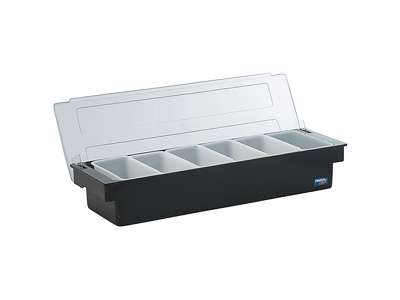 Dispensador de cócteles plástico negro 6 Botellas