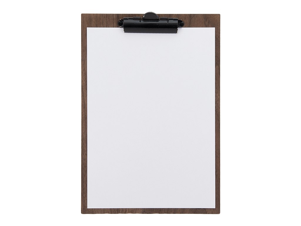 Menú Cartel Clip Nogal A4