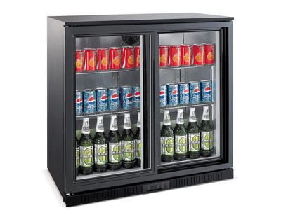 Barra Trasera 2 puertas correderas negra