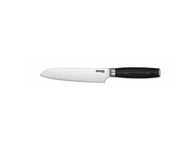 Cuchillo Santoku, Senjen Single, 13,5 cm