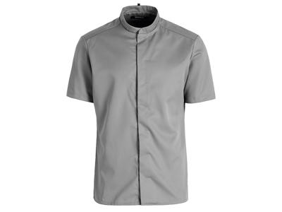 Chaqueta de cocinero corta TENCEL Lyocell gris