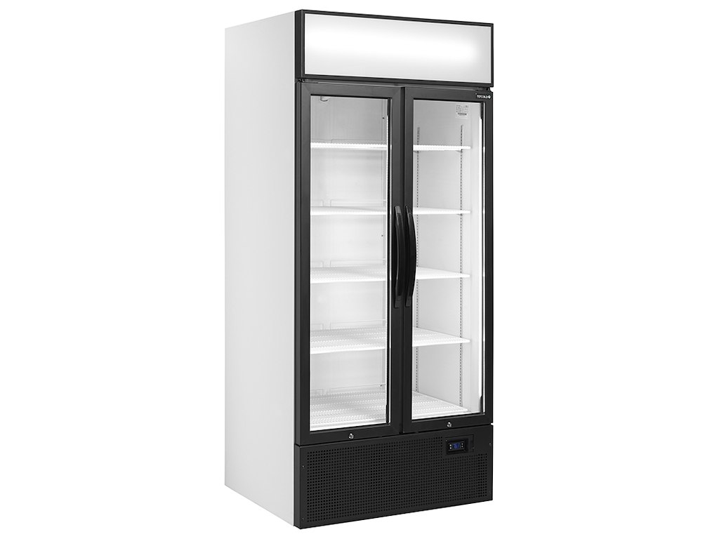 Refrigerador de exhibición 535ltr Blanco con luz 2-1