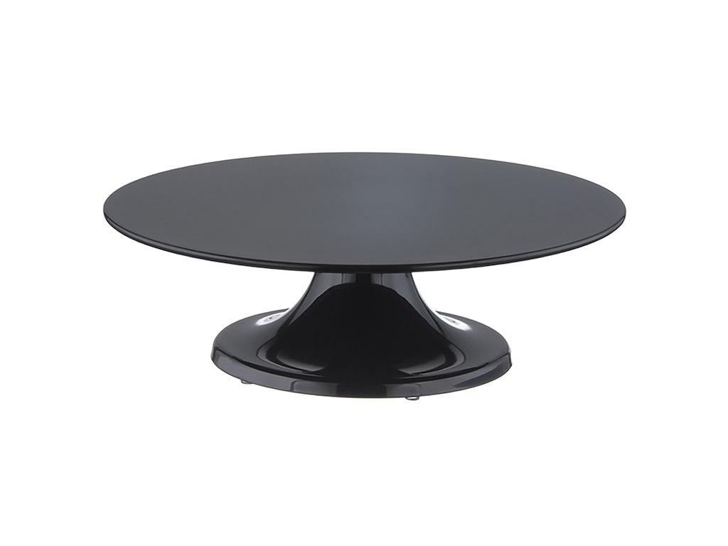 Plato para pasteles giratorio - Negro - Ø32cm - 865g
