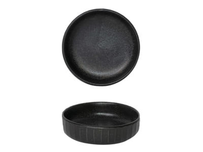 Cuenco Bajo 11,5 cm Negro Gordion