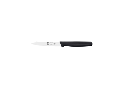 Cuchillo decorativo - Acero inoxidable - Negro - 100mm - Corte ondulado
