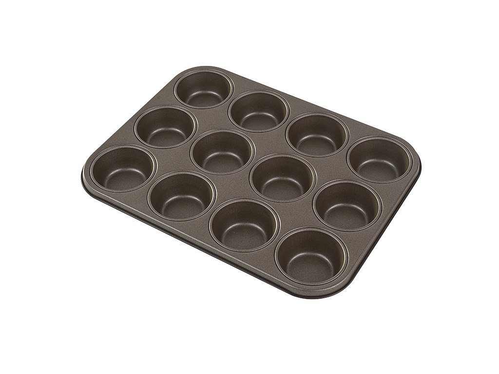 Molde para hornear antiadherente 35,5x27cm 12 Muffins