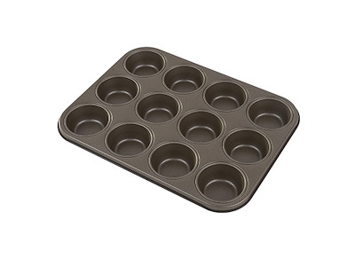 Molde para hornear antiadherente 35,5x27cm 12 Muffins