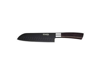 Cuchillo Santoku, 17,5 cm, Senjen Black