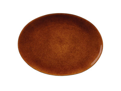 Bitz Plato 45x34 cm Negro/Ámbar