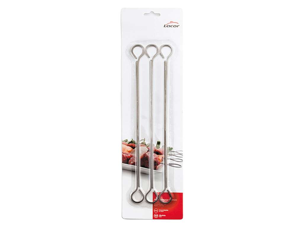 Brochetas de parrilla 20 cm 6-pk 2,5x2,5mm