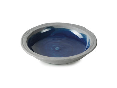No.W Plato Profundo  21 cm Azul/Gris