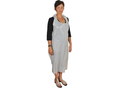 Delantal desechable Blanco 130 x 80 cm 100 ud