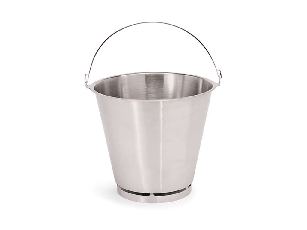 Cubo de acero inoxidable