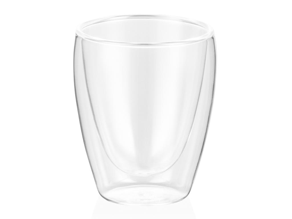 Vaso 230ml Doble pared 2 piezas. Lounge