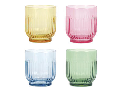 Vaso Colorido 4-pack Mezcla 33 cl.