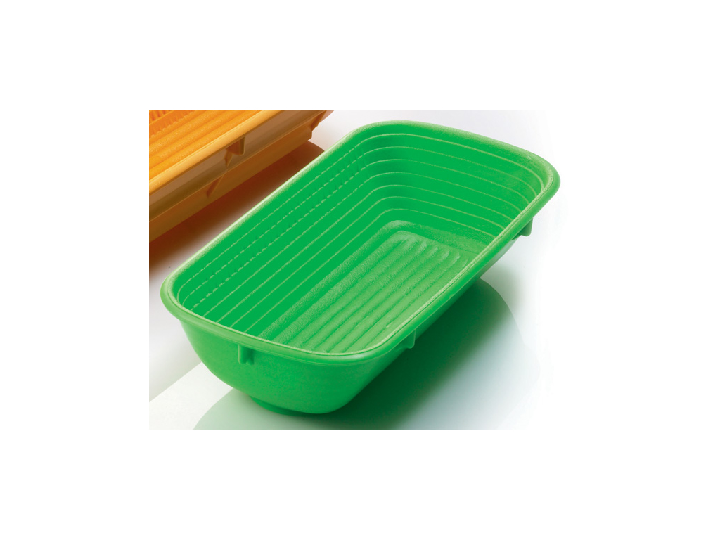 Cesta elevadora Oval 12x27 cm 500 gramos Verde