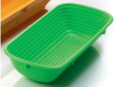 Cesta elevadora Oval 12x27 cm 500 gramos Verde