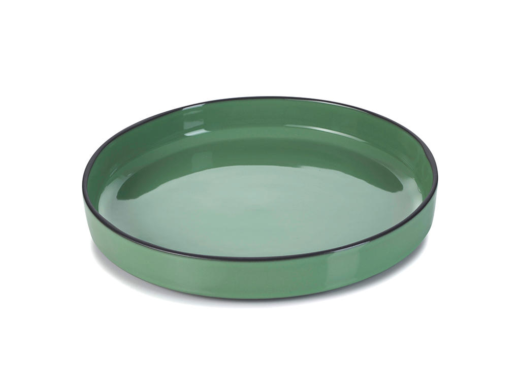 Plato 23 cm Verde Caractere