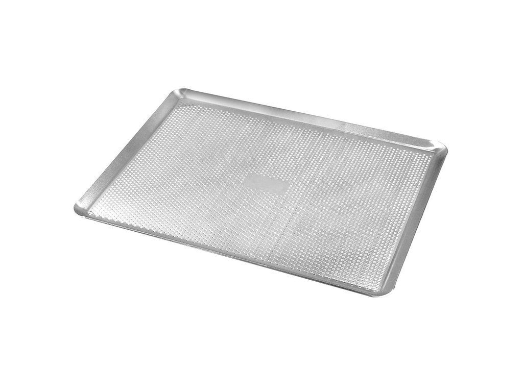 Bandeja de hornear Perf. 400x300 mm Doblada H:10mm