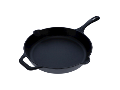 Sartén, 30 cm, Victoria, hierro fundido