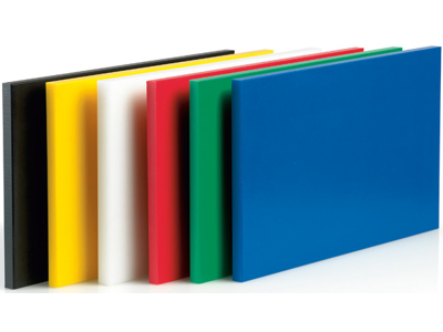 Tabla de cortar polyd Roja 75x40x2 cm c/dup