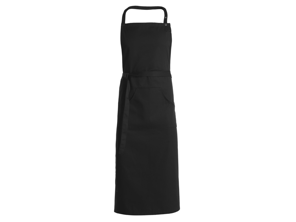 Delantal peto negro 100x105 cm