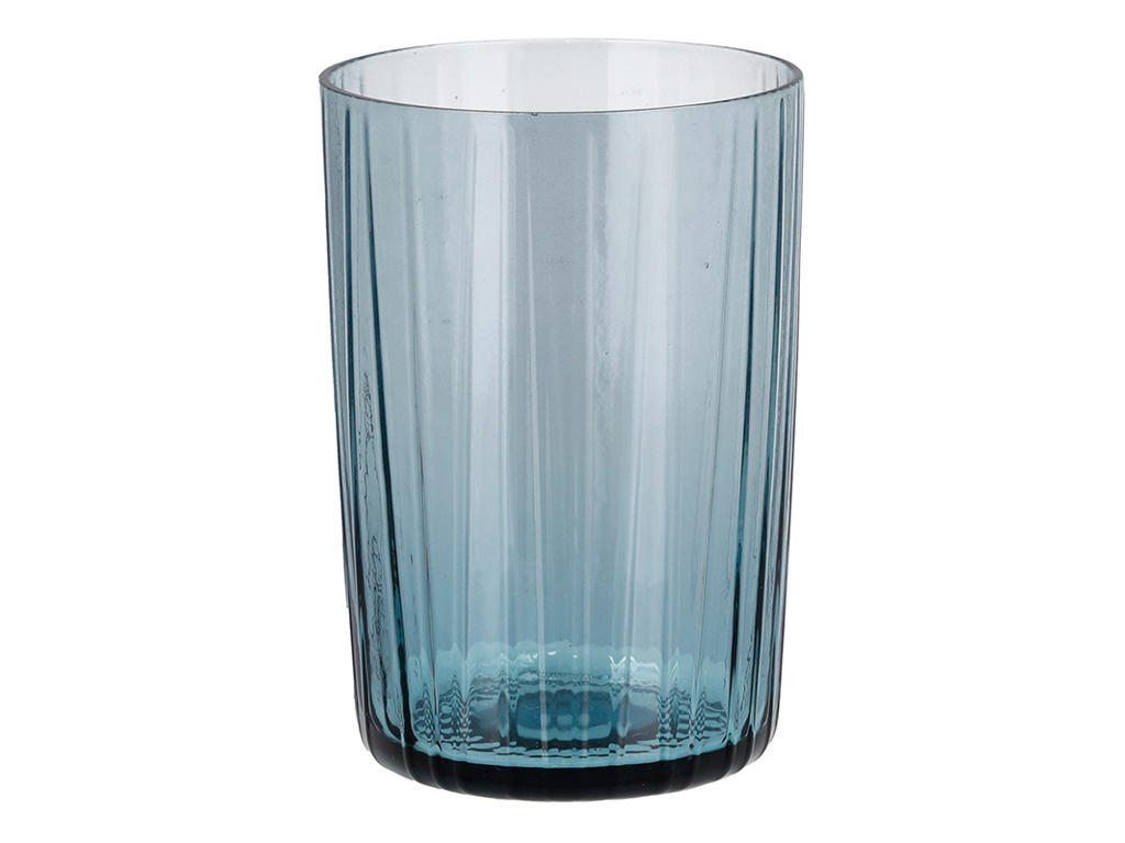 Vaso de vidrio Kusintha 28 cl 4 uds. Azul