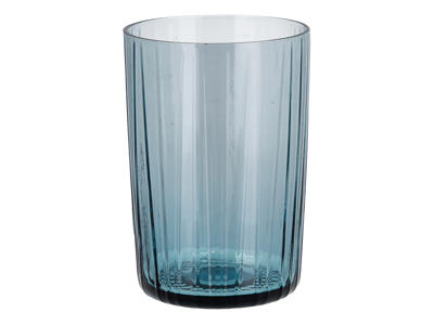 Vaso de vidrio Kusintha 28 cl 4 uds. Azul