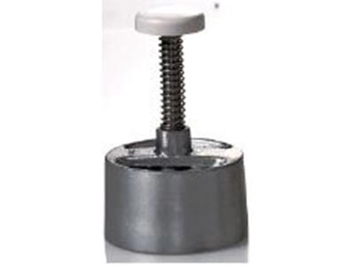 Molde de forma de bollo redondo 9 cm aluminio