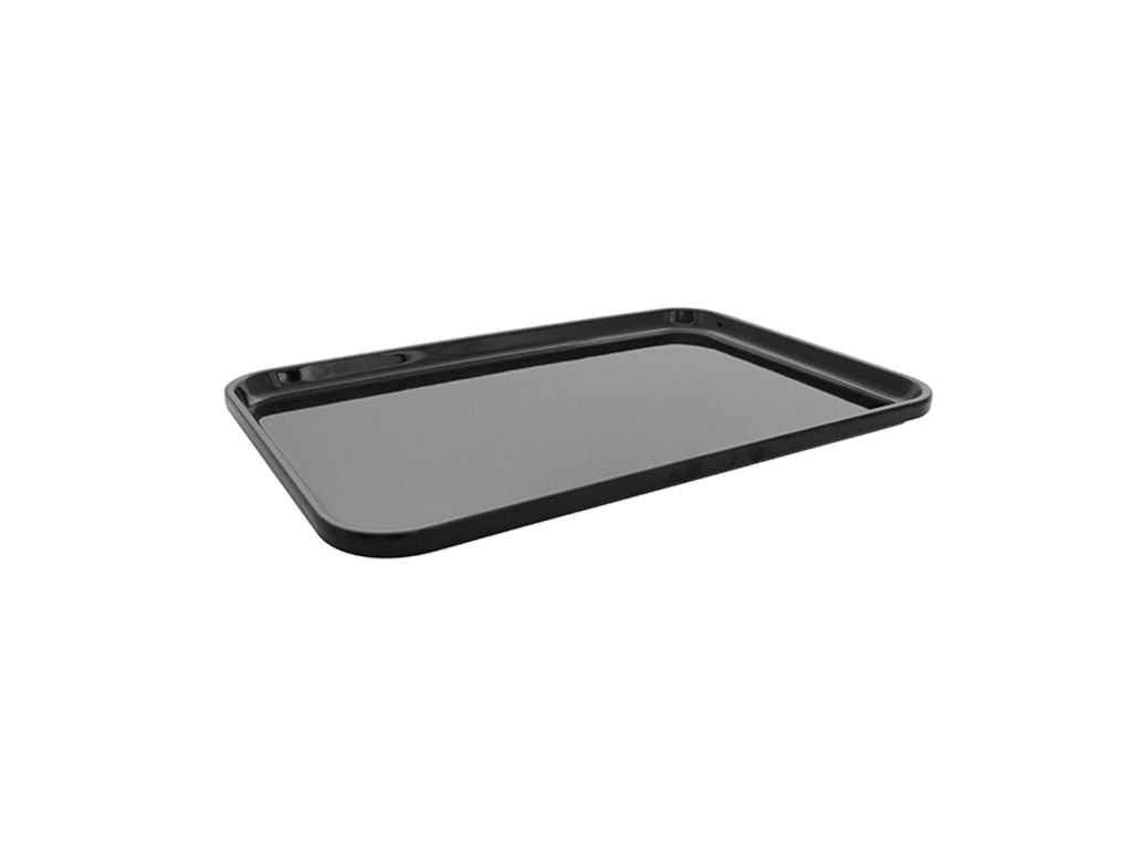 Bandeja de carnicero Melamina negra 42x28x2,2 cm