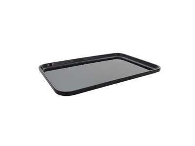 Bandeja de carnicero Melamina negra 42x28x2,2 cm