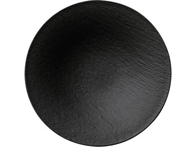 El Rock plato hondo negro 29 cm