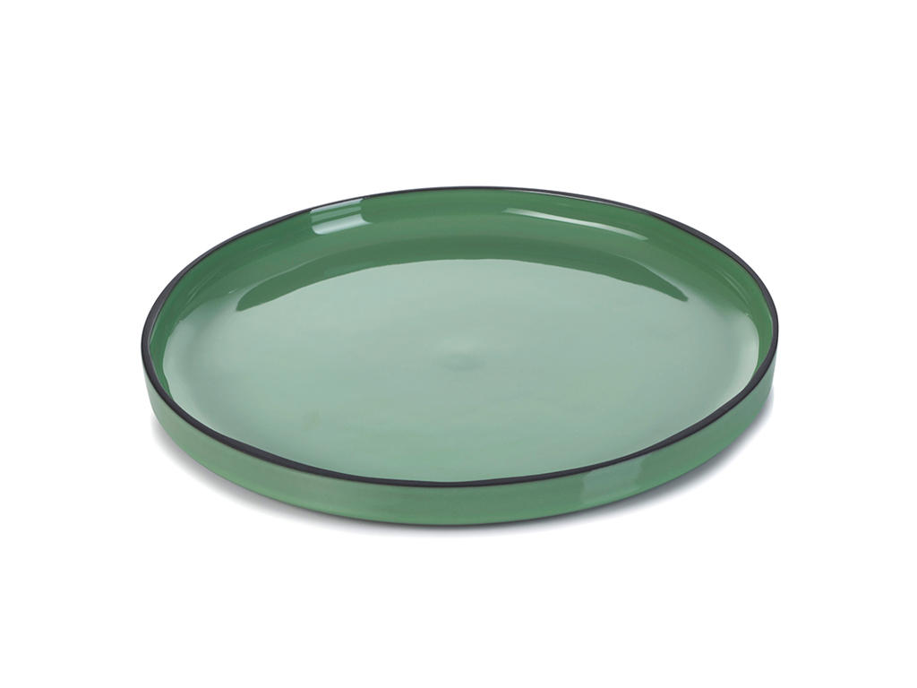 Plato 26 cm Verde Caractere