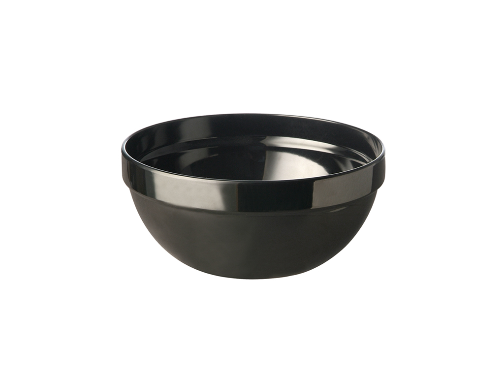 Melamin skål , 2,5 l sort ca. Ø 23 x 10,