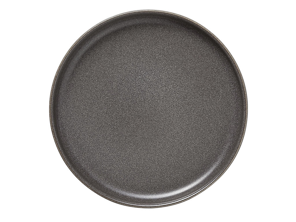 Plato - Cerámica - Gris - Ø 17,5cm - 25mm