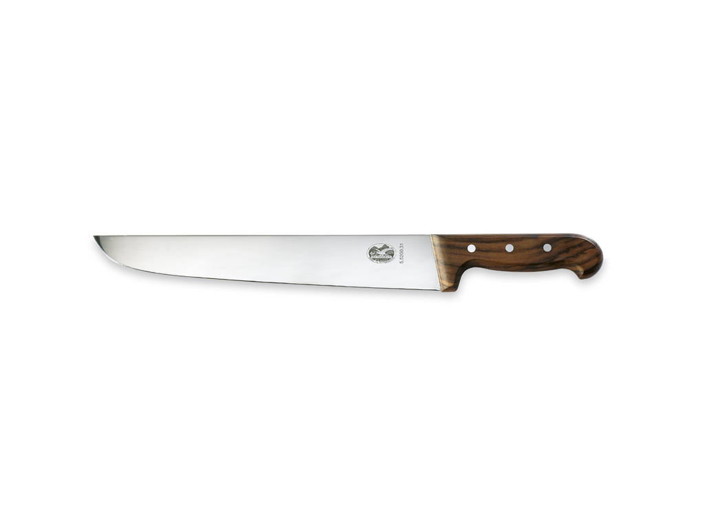 Cuchillo de carnicero, 31 cm, Victorinox, mango de madera