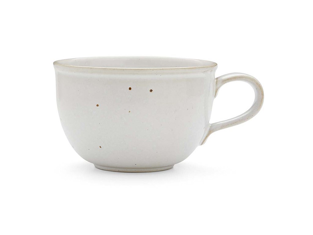 Kop med hank 600ml Minerals Hvid