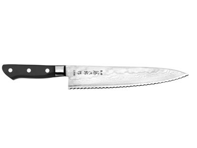Tojiro Pro Cuchillo de Pan 24 cm, 63 capas