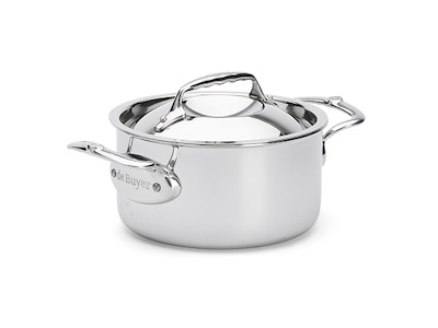 De Buyer Affinity cacerola con tapa 16 cm